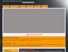 Tablet Screenshot of mylaserplanet.com